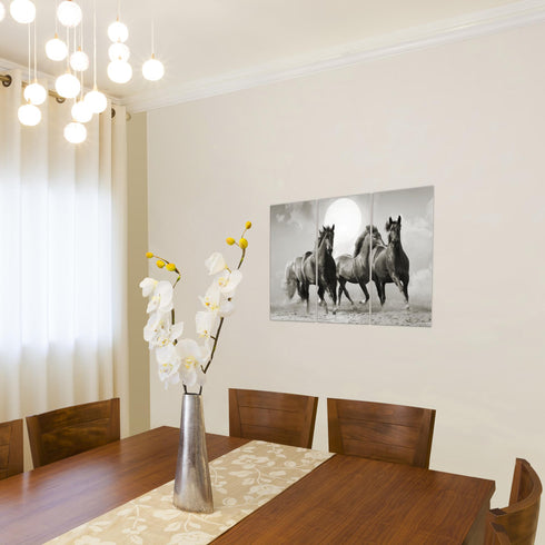Wandbilder Wohnzimmer XXL Pferde Moderne Bilder Tiere